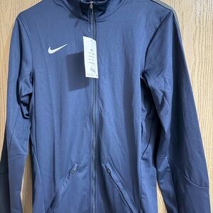 Nike Men's Dri-fit Full-zip Jacket in Navy